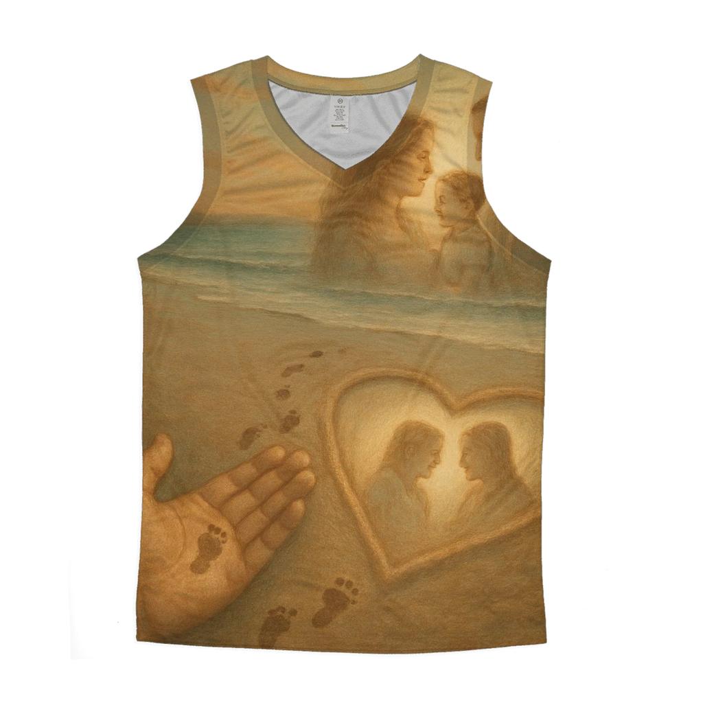 Footprints In The Heart custom tank tops
