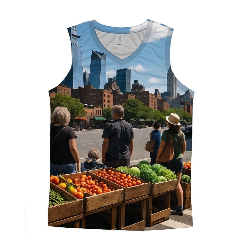 Noonday Market And Midtown Panorama trendy fitted tank tops