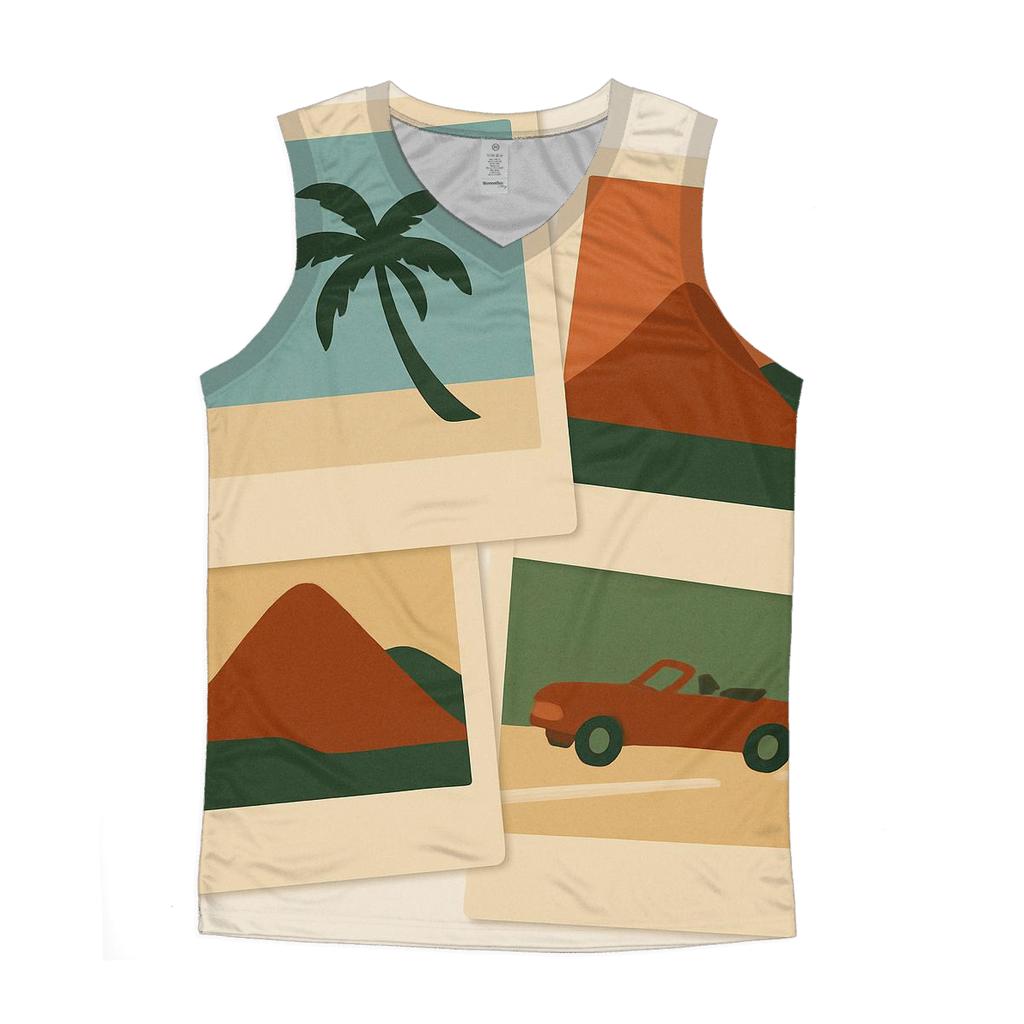 Polaroid Road Trip trendy fitted tank tops