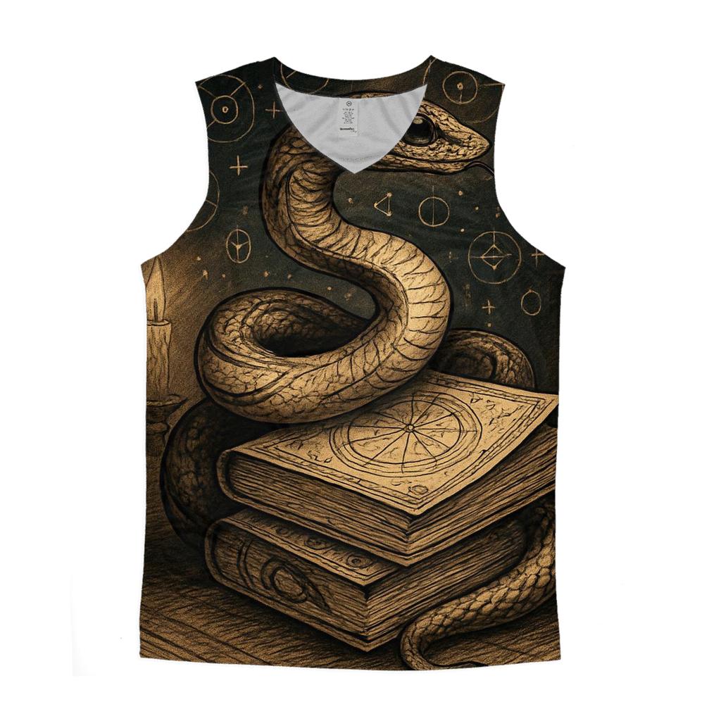 Silent Library Ouroboros casual summer tank tops