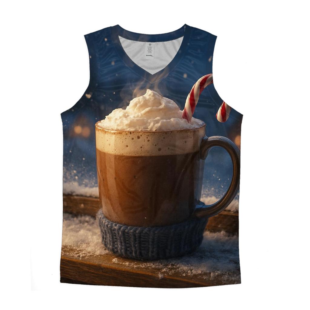 Hot Cocoa By Frosted Window casual summer tank tops