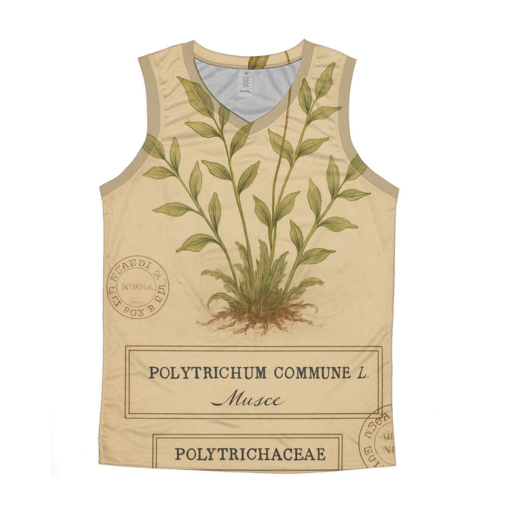 Vintage Botanical Study Plate custom tank tops