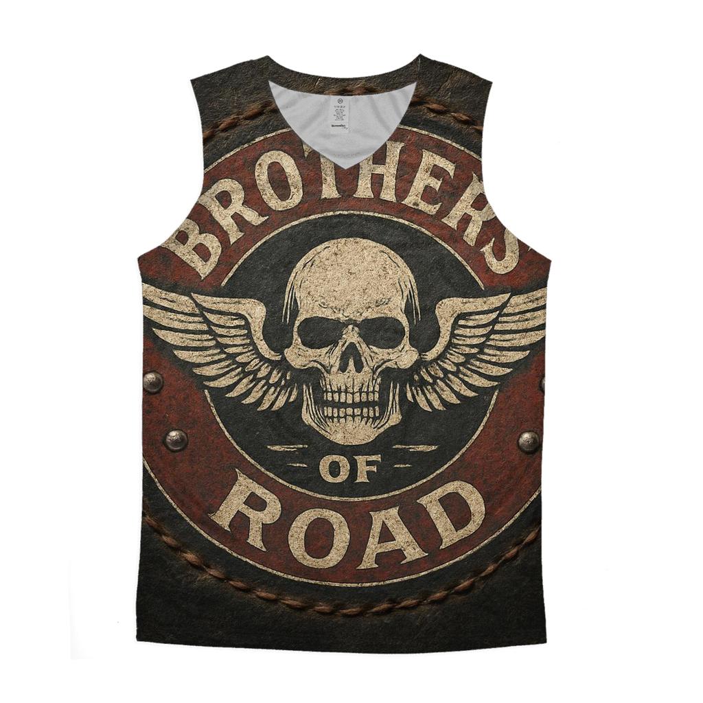 Classic Motorcycle Club Badge casual summer tank tops