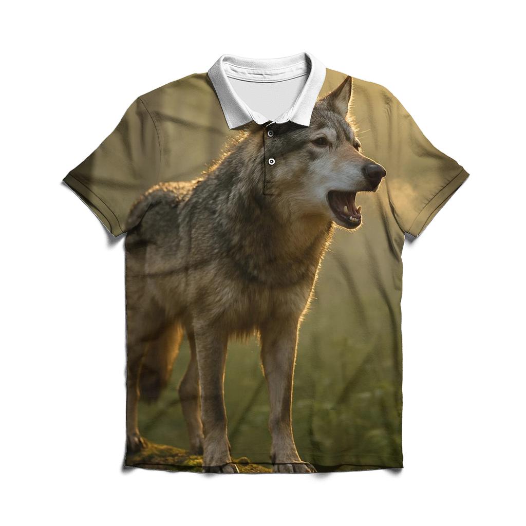 Forest Matriarch At Dawn custom polo shirts