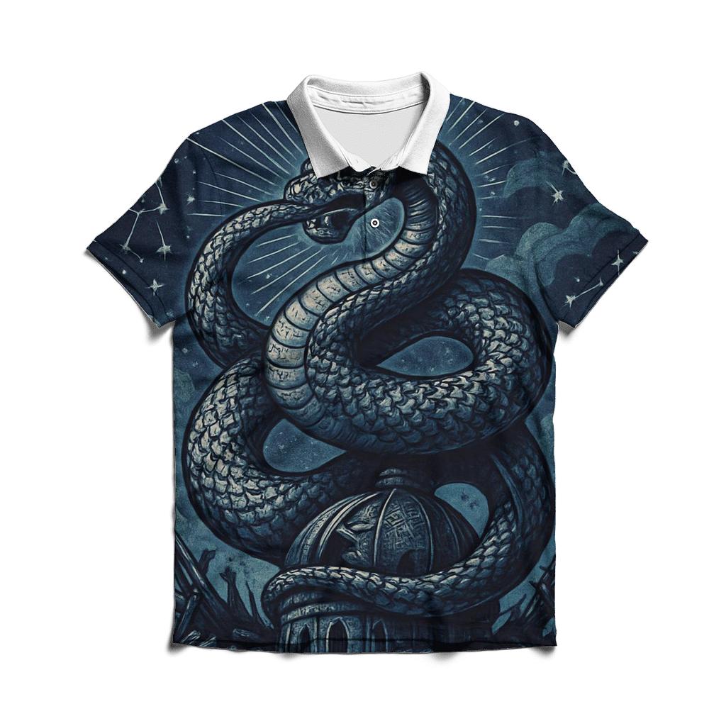 Celestial Coil Sentinel personalized polo shirts