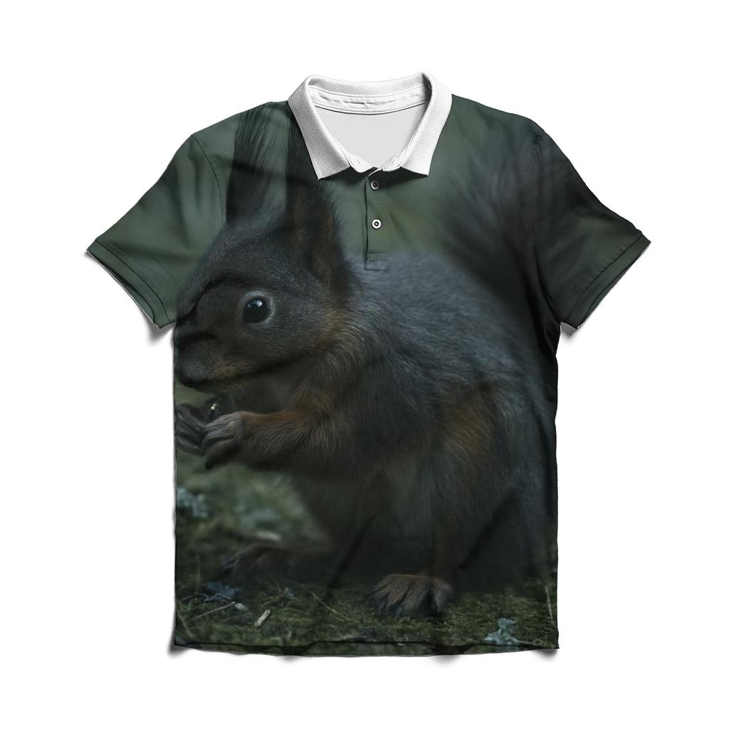 Boreal Morning Forage embroidered polo tops
