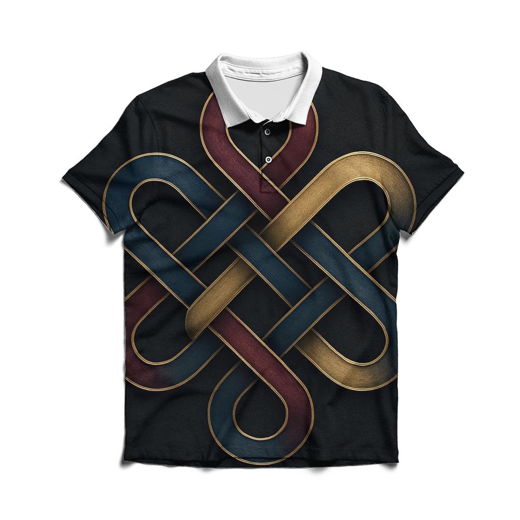 Radiant Knot custom polo shirts