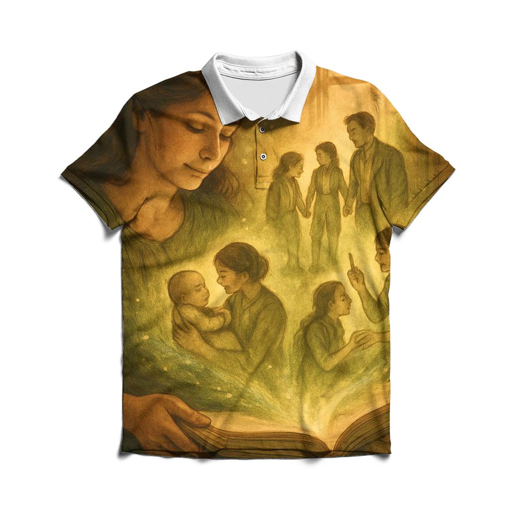 Keeper Of Stories premium cotton polo shirts