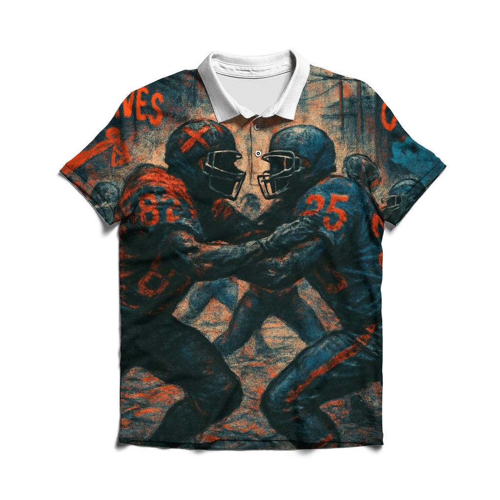 Halftime Alley Brawl designer slim fit polos