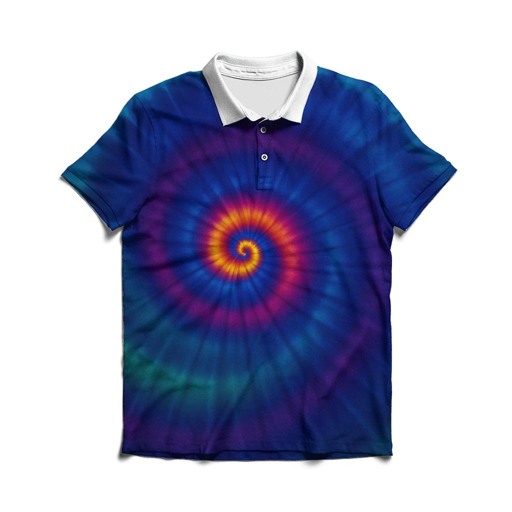 Spiral Overdye Remix classic pique polos