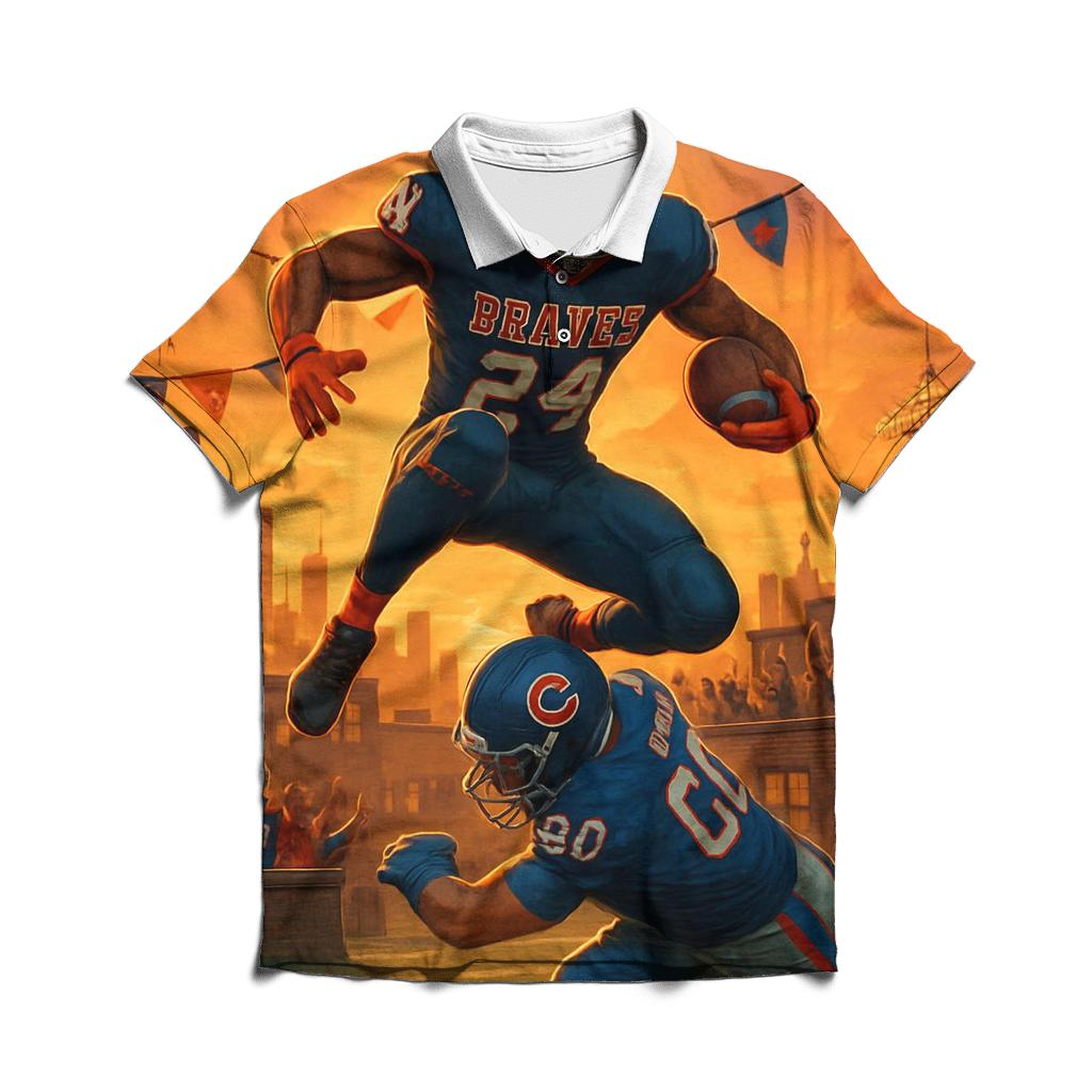 Rooftop Rivalry Finale premium cotton polo shirts