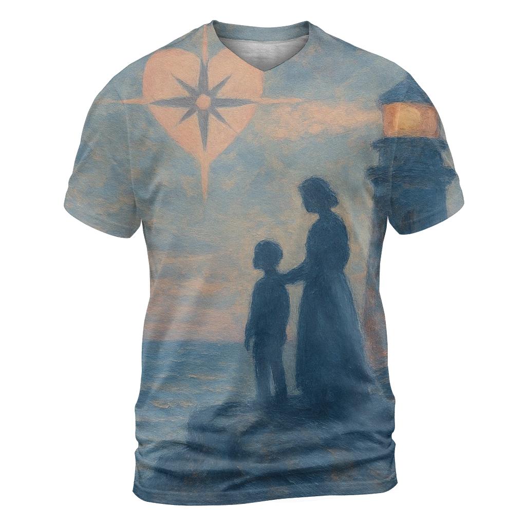 The Heart Compass custom all-over print shirts