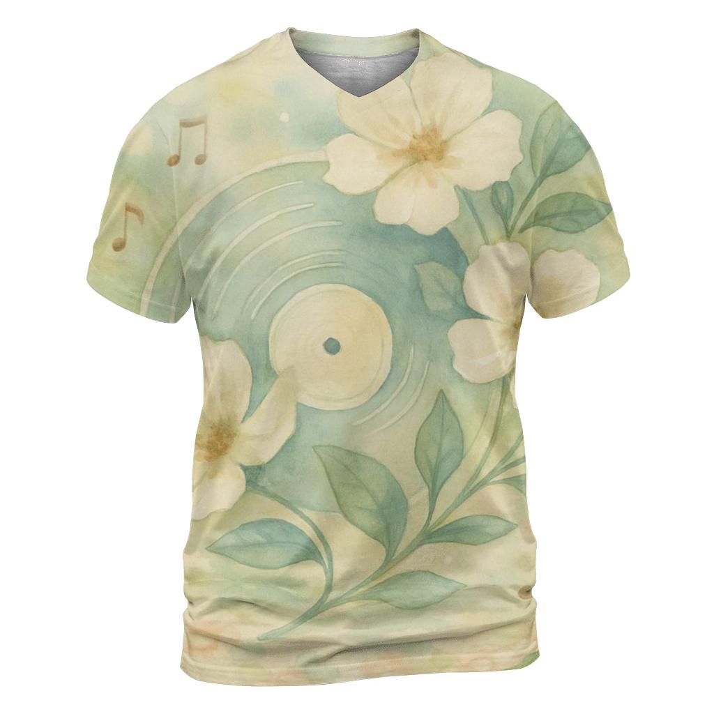 Vinyl Spiral Garden unique graphic print tees