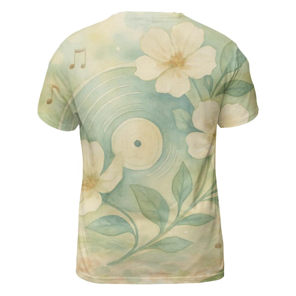 Vinyl Spiral Garden unique graphic print tees