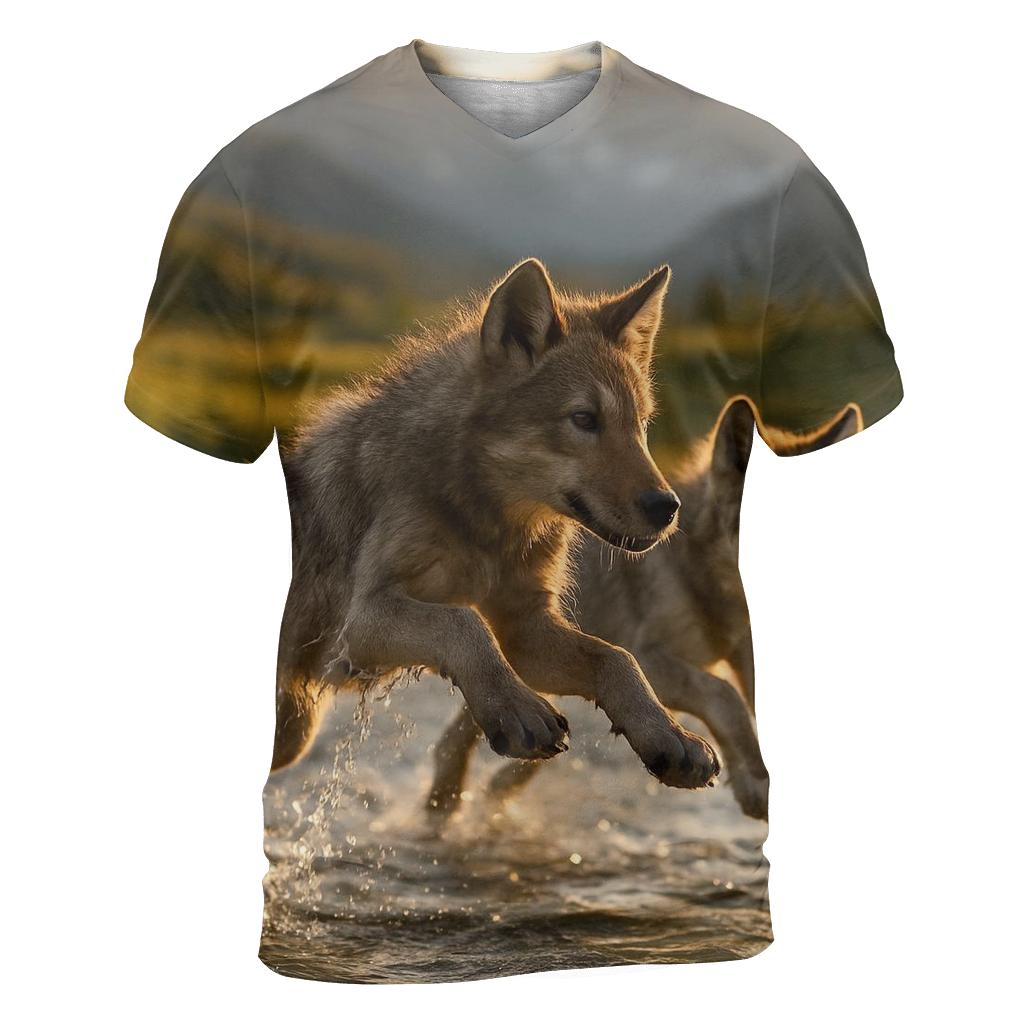 River Crossing Siblings unique graphic print tees