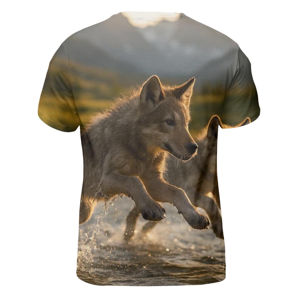 River Crossing Siblings unique graphic print tees