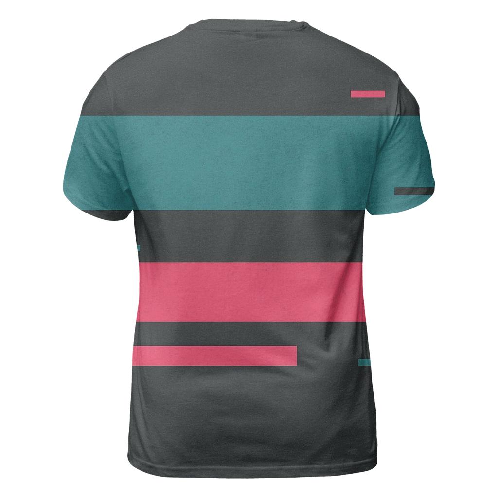 VHS Static Stripes unique graphic print tees