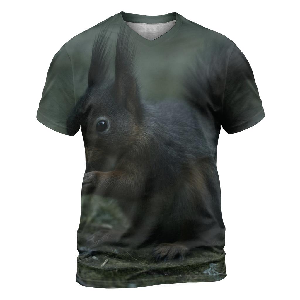 Boreal Morning Forage artistic all-over print tops