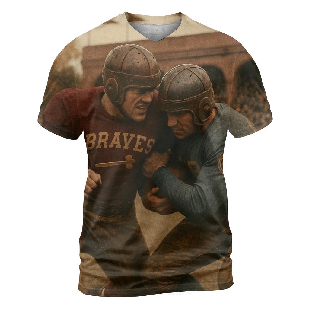 Heritage Helmet Clash statement graphic shirts