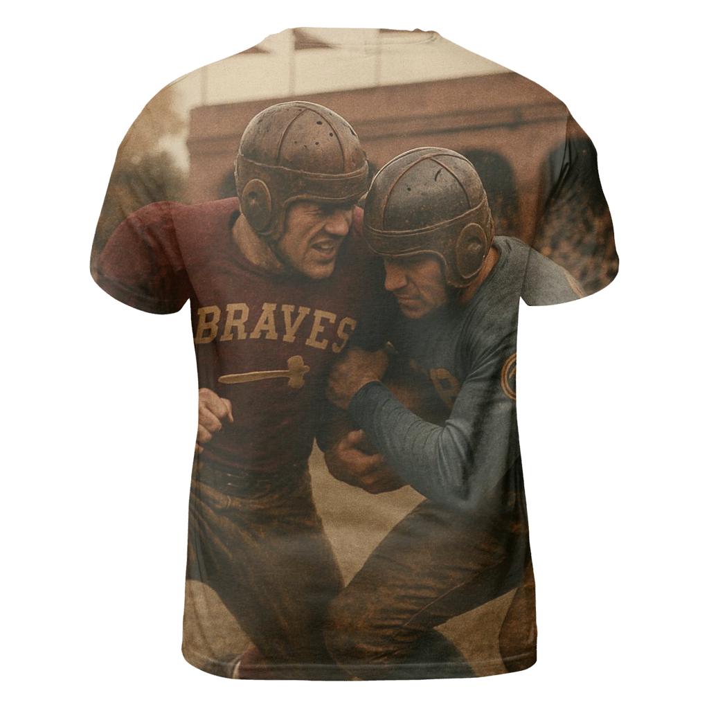 Heritage Helmet Clash statement graphic shirts