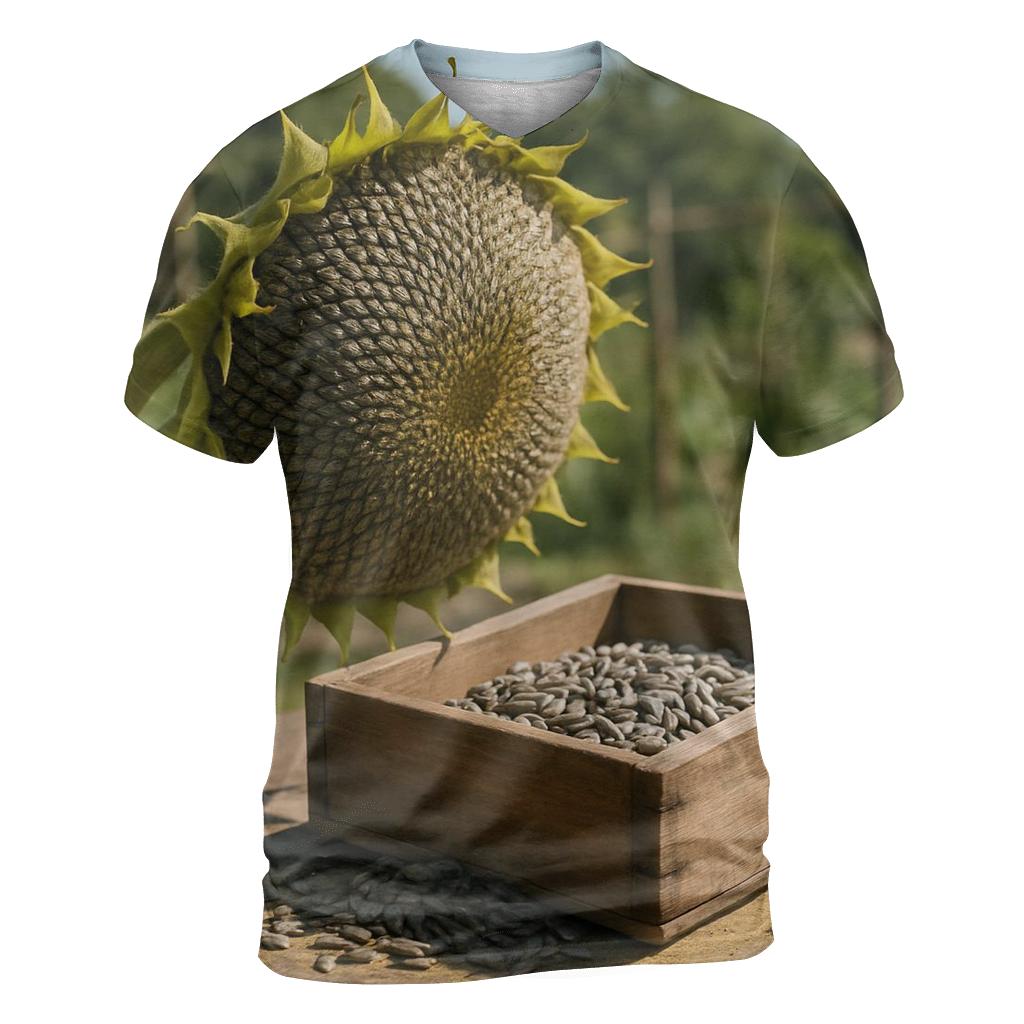 Heirloom Sunflower Seed Exchange trendy printed shirt styles