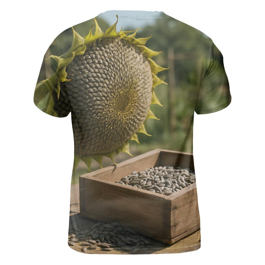 Heirloom Sunflower Seed Exchange trendy printed shirt styles