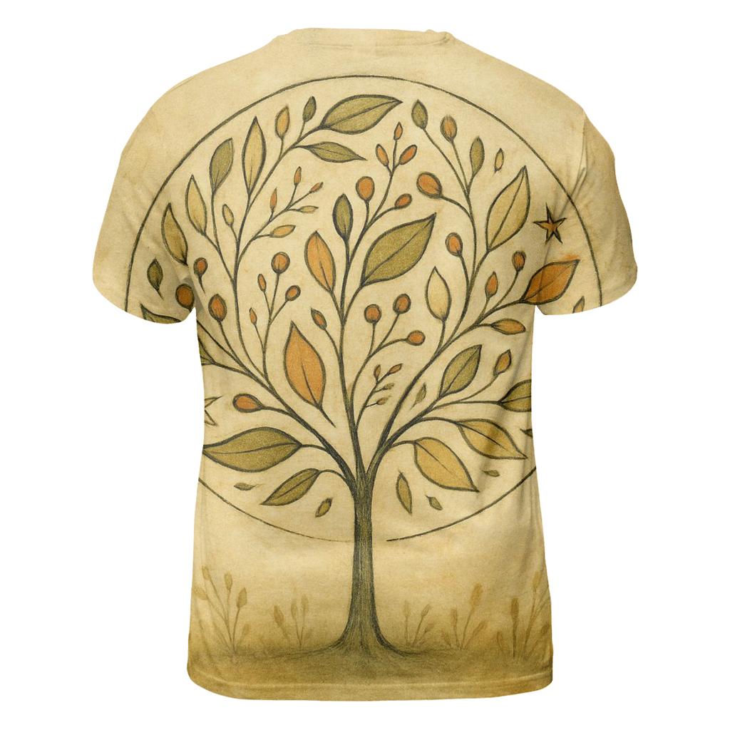 Tree Of Seasons Abstract personalized full print shirts