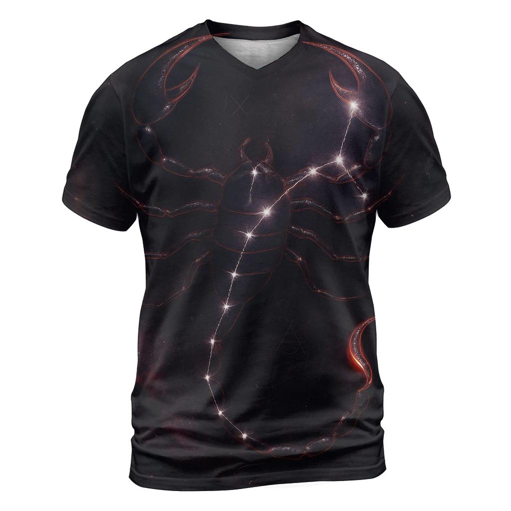 Scorpio Galactic Scorpion Design custom all-over print shirts