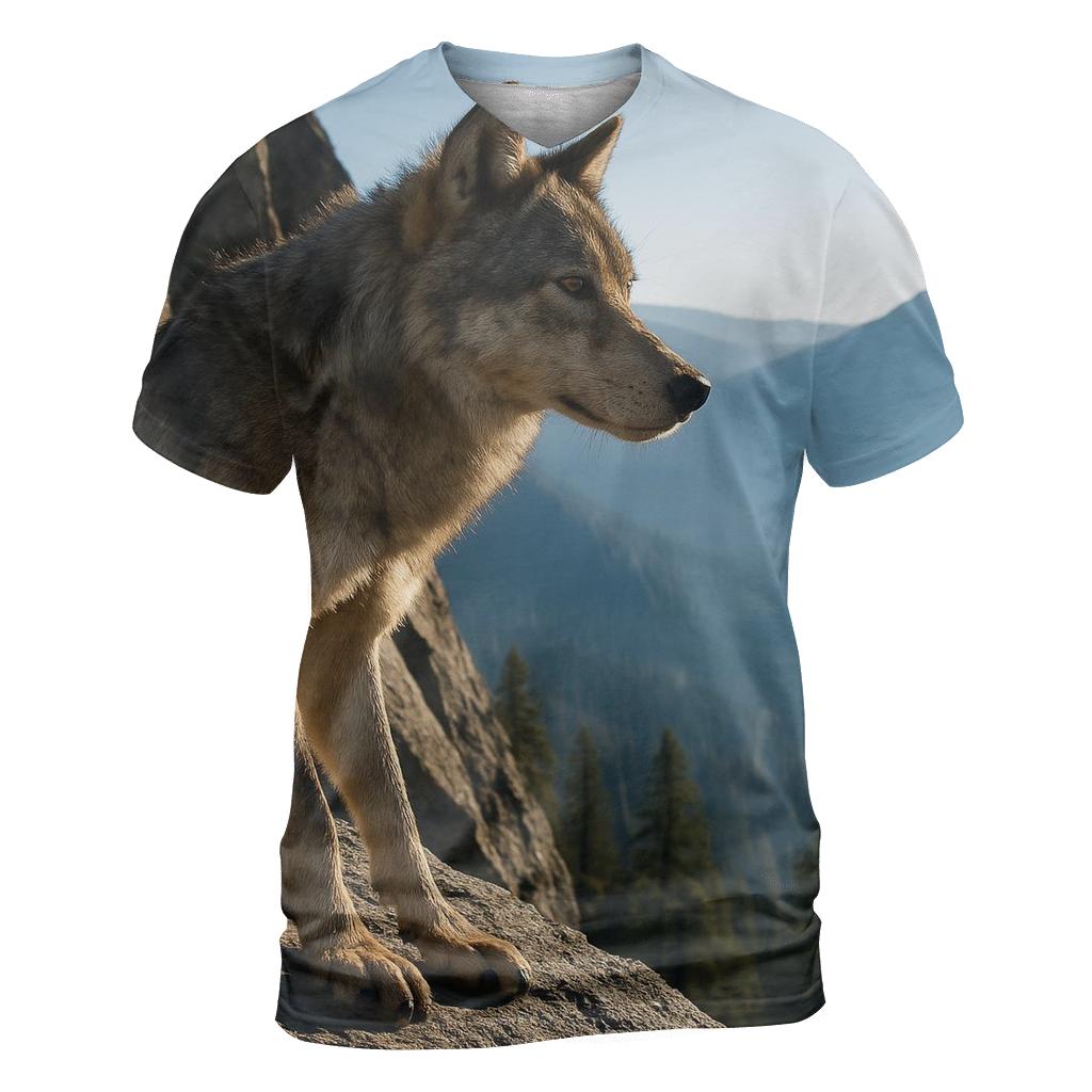 Rock Face Observer unique graphic print tees