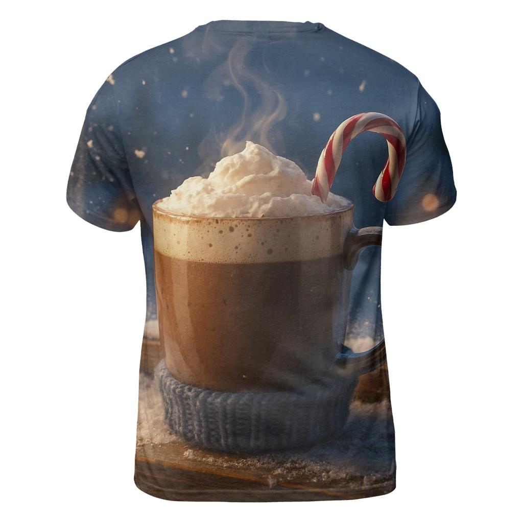 Hot Cocoa By Frosted Window designer pattern shirts
