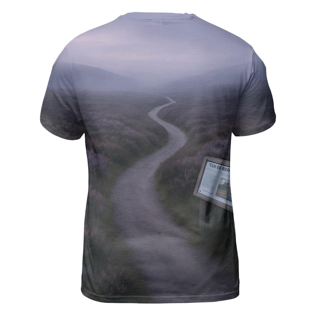 Highland Heather Mosaic Path statement graphic shirts