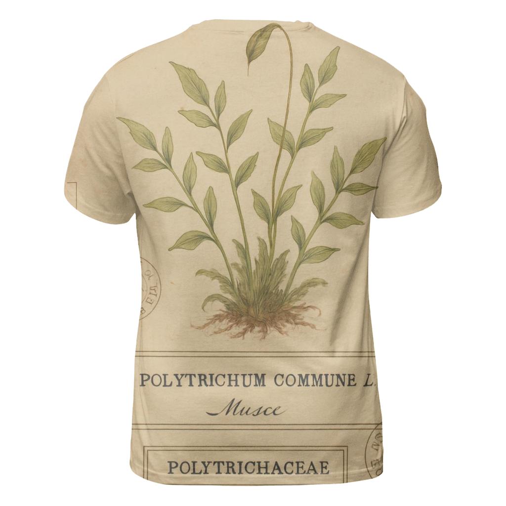Vintage Botanical Study Plate statement graphic shirts