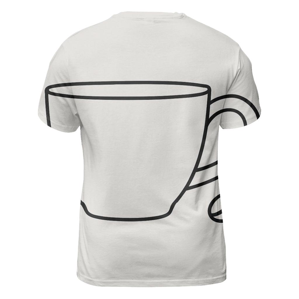 Cup Handle Outline designer pattern shirts