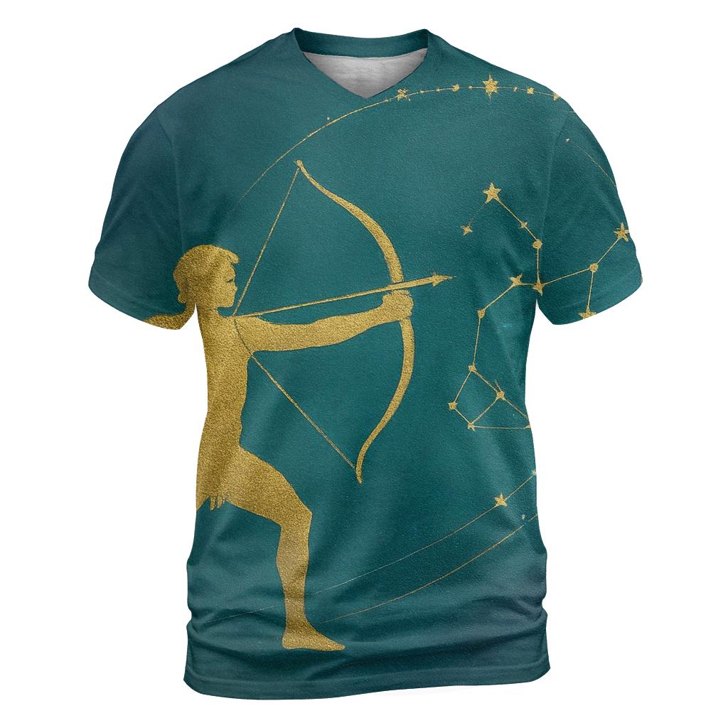 Sagittarius Archer Star Map custom all-over print shirts
