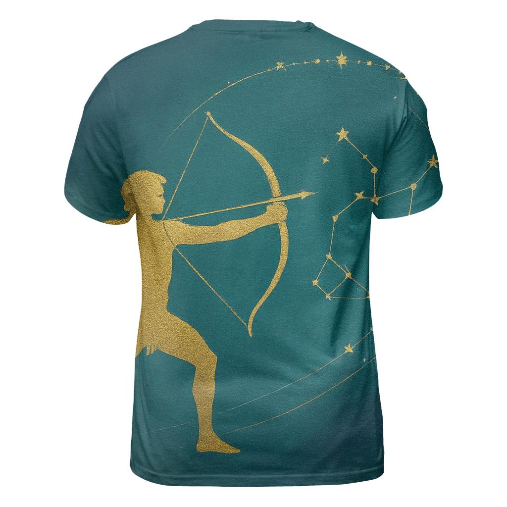 Sagittarius Archer Star Map custom all-over print shirts