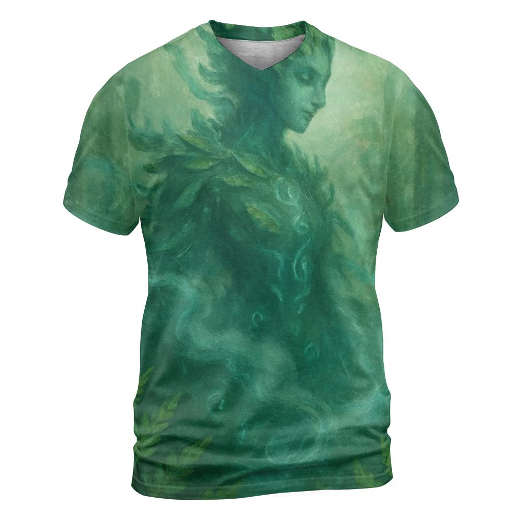 Mystical Forest Spirit artistic all-over print tops