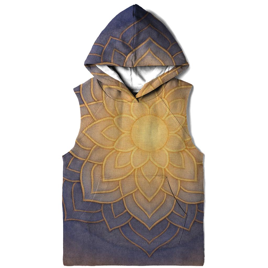 Luminescent Mandala embroidered hoodies