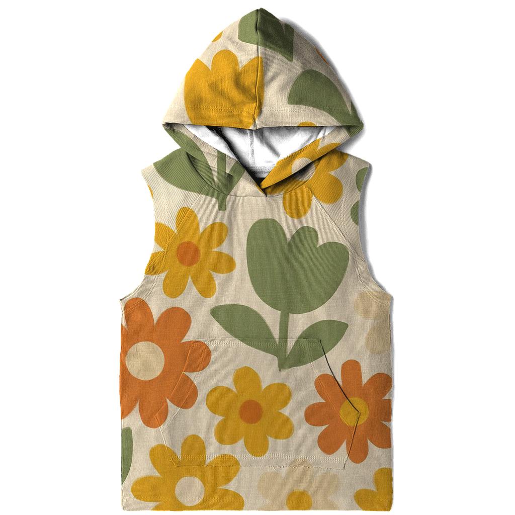 Funky Flower Mosaic printed hoodies