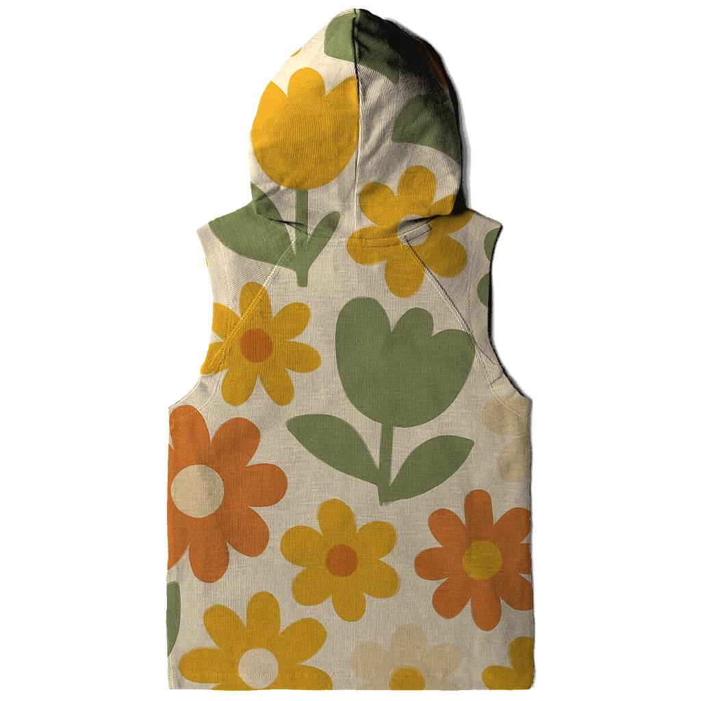Funky Flower Mosaic printed hoodies