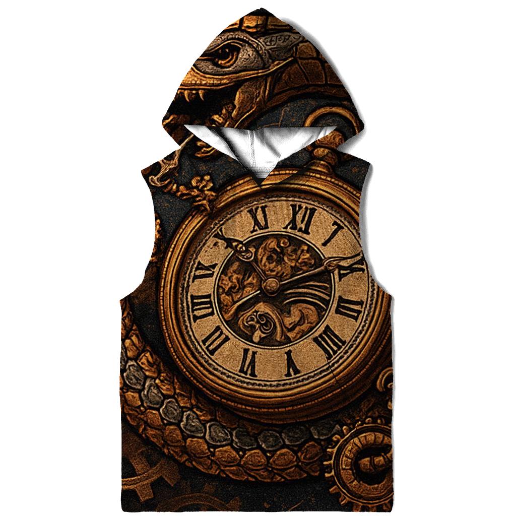 Clockwork Ouroboros Chronomancer zip-up hoodies