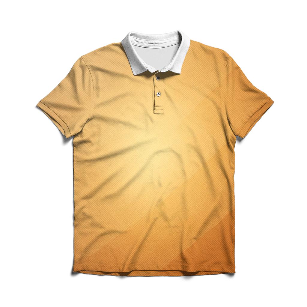 Golden Hour Mesh designer slim fit polos