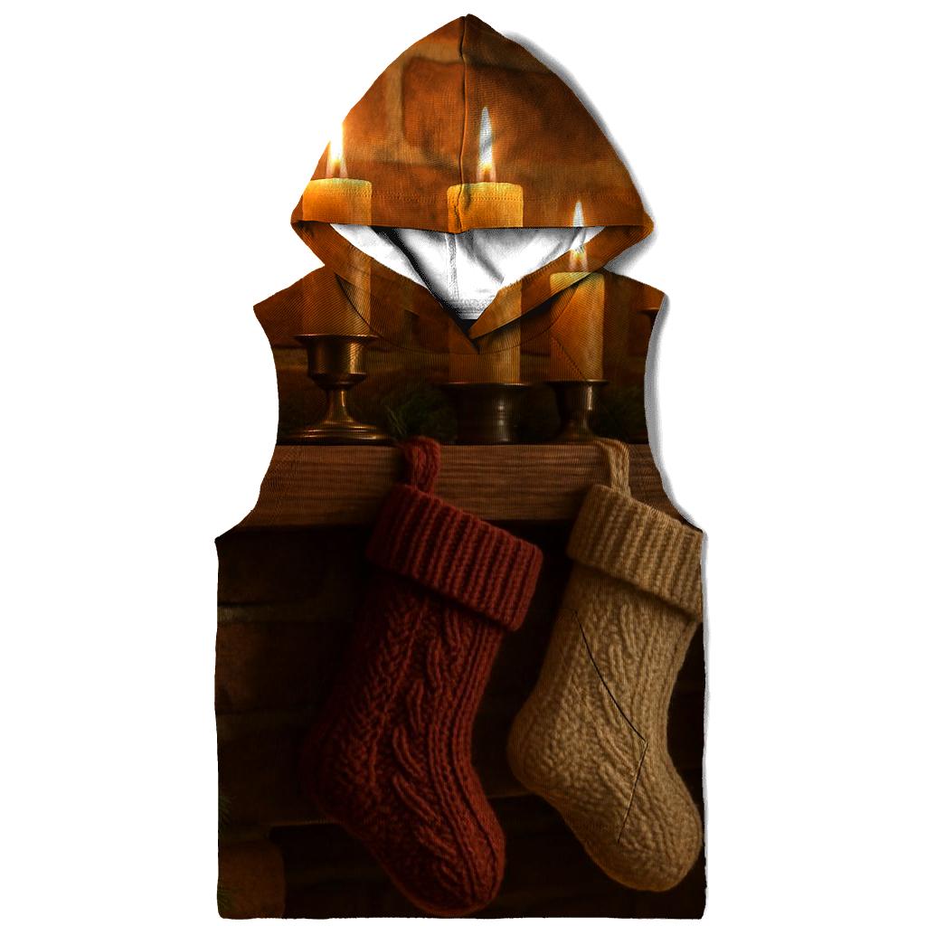 Candlelit Mantel With Stockings hoodie designs