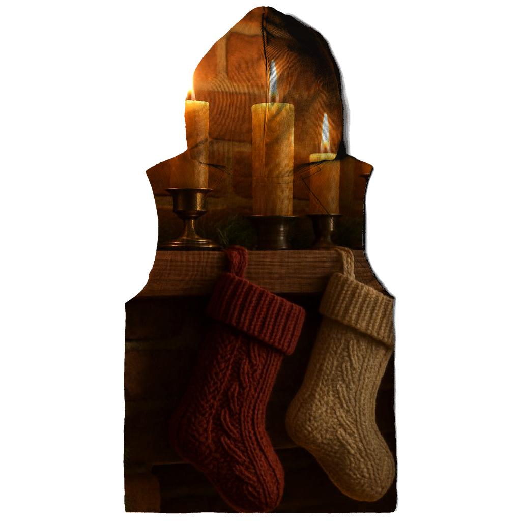 Candlelit Mantel With Stockings hoodie designs