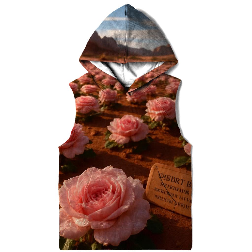 Desert Nubian Rose After Rare Rain graphic hoodies