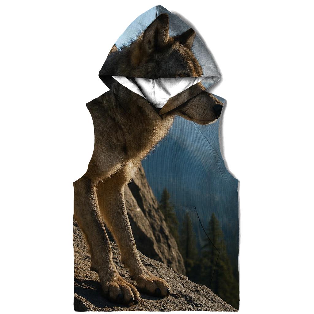 Rock Face Observer embroidered hoodies