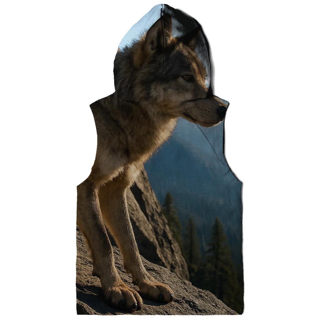 Rock Face Observer embroidered hoodies