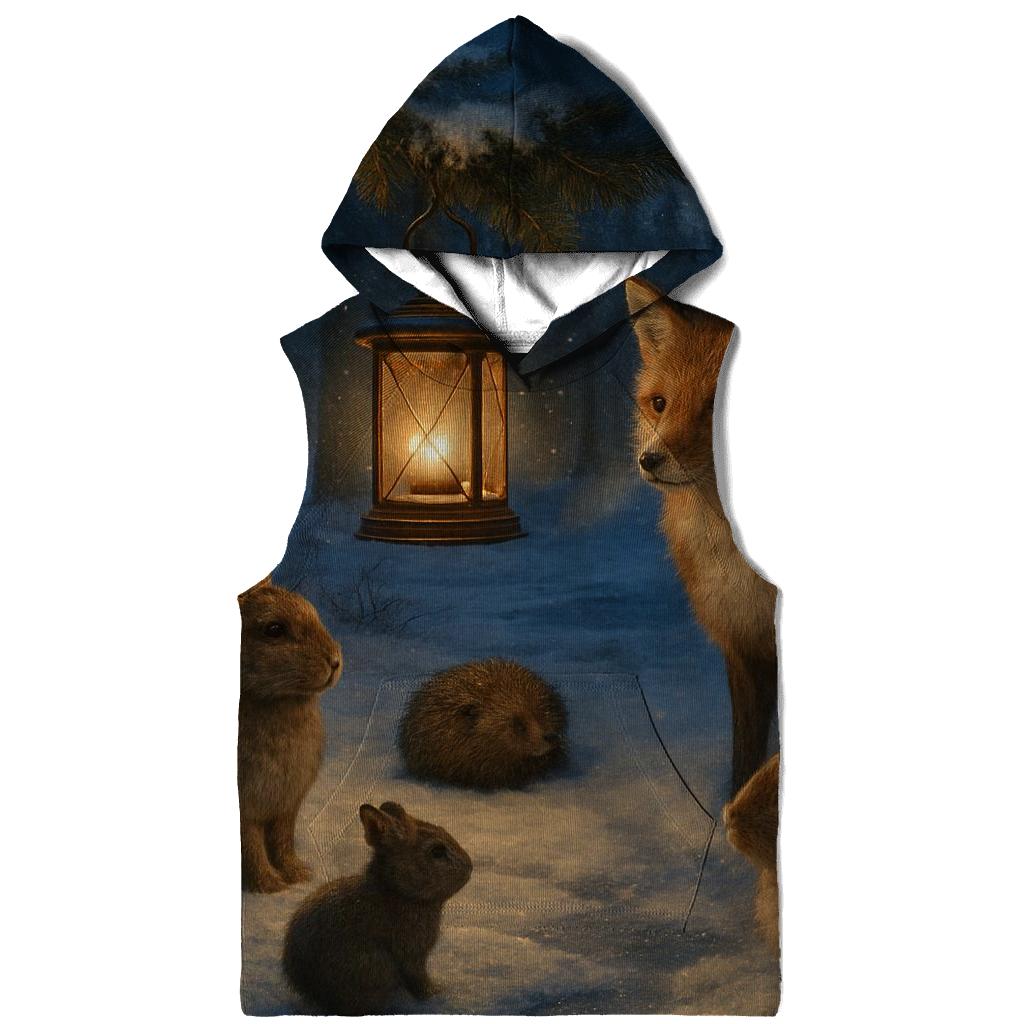 Forest Lantern Gathering zip-up hoodies