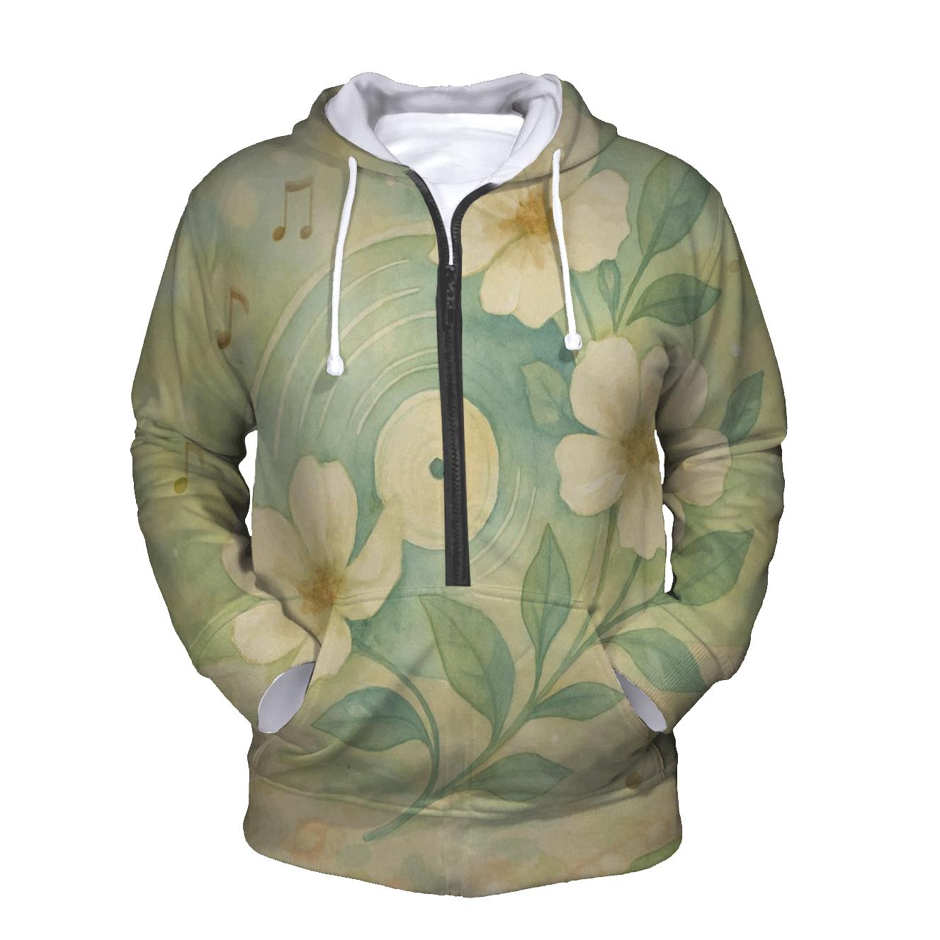 Vinyl Spiral Garden premium hoodies