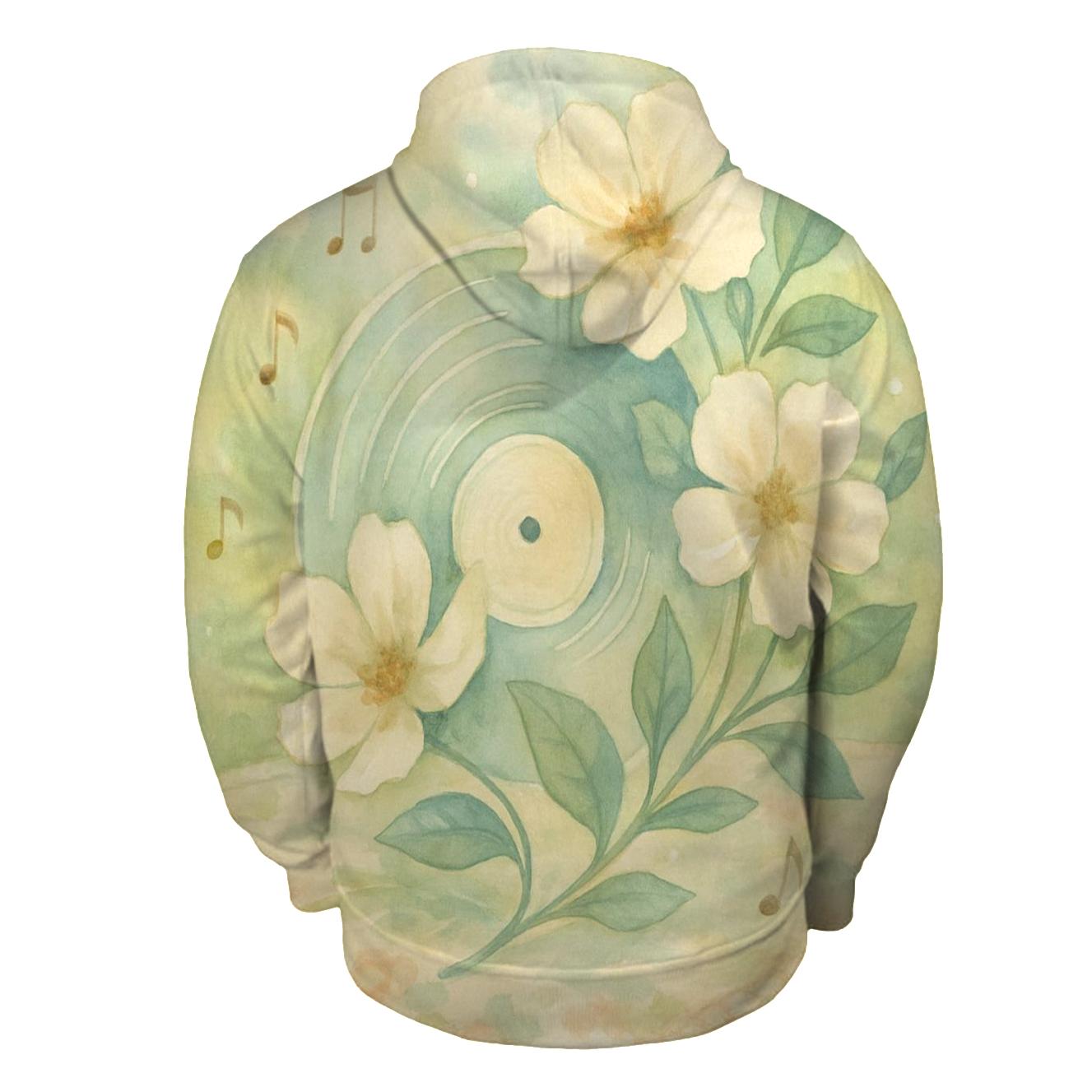 Vinyl Spiral Garden premium hoodies