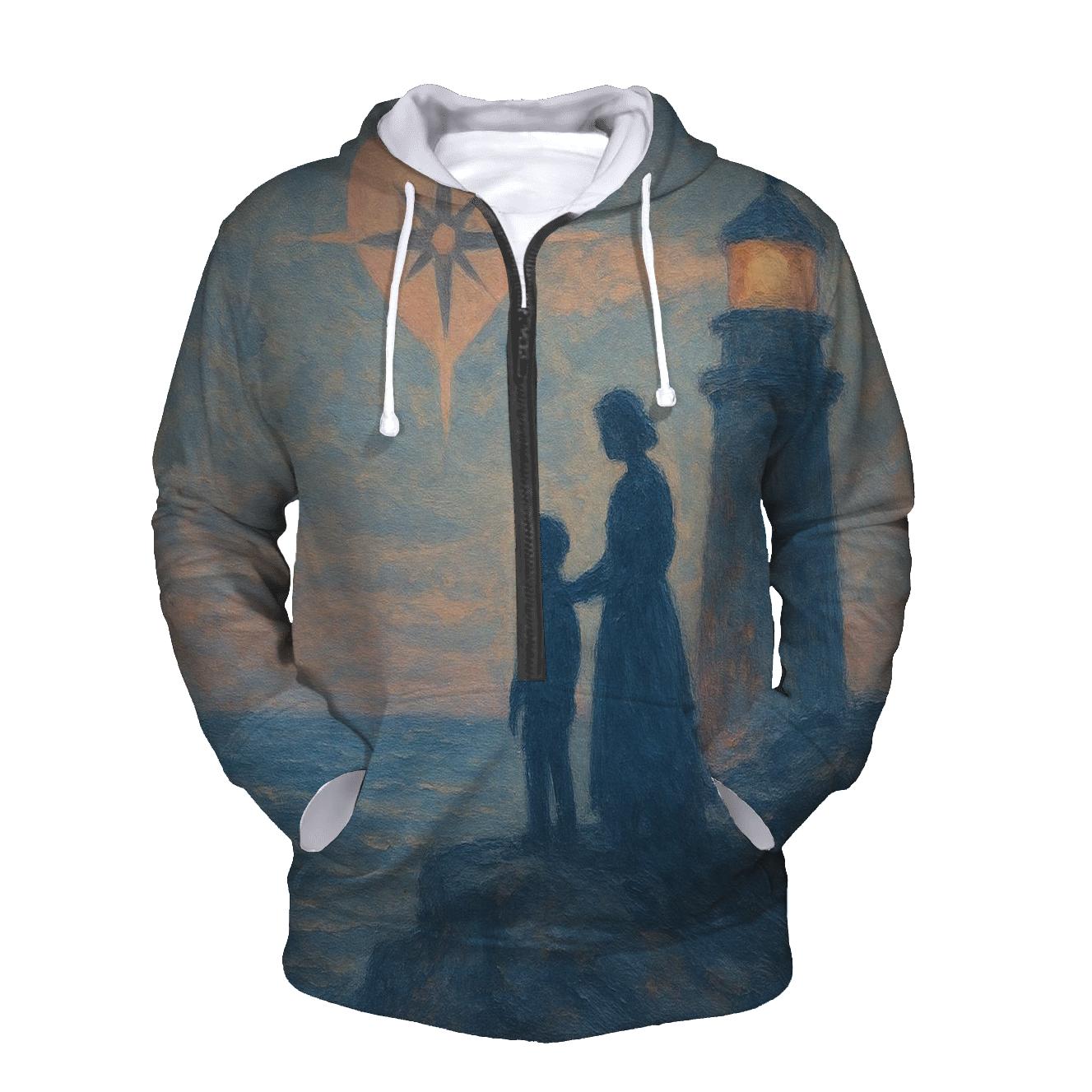The Heart Compass pullover hoodies